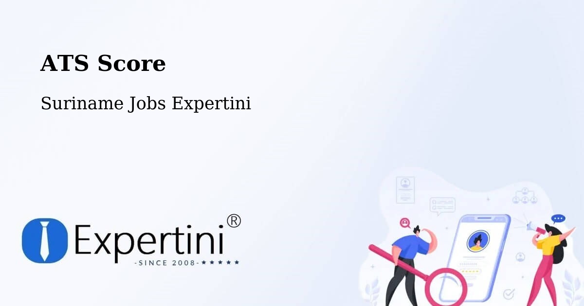 Resume ATS Score & Job Description Match Tool – Suriname - Suriname Jobs Expertini
