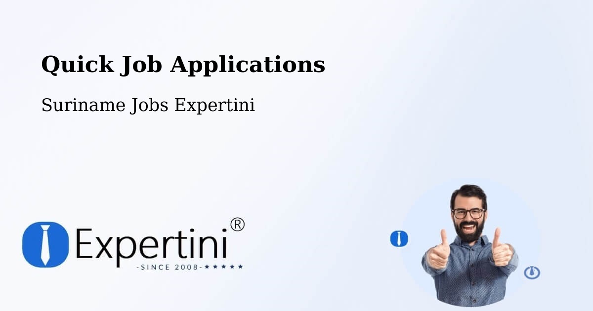 Quick Apply Feature – Suriname - Suriname Jobs Expertini